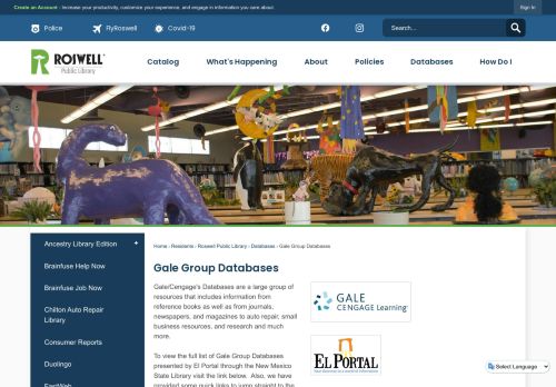
                            13. Gale Group Databases | Roswell, NM