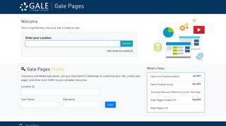 
                            11. Gale Pages: Login
