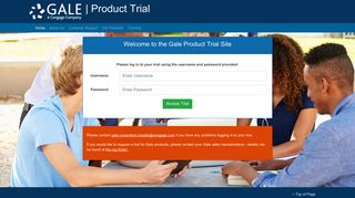
                            9. Gale Product Trials - Login - Gale Support