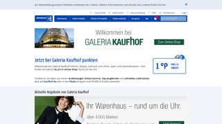 
                            3. • Galeria Kaufhof bei PAYBACK • Online shoppen und »Punkte ...