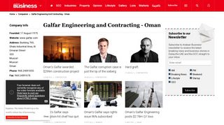 
                            10. Galfar Engineering and Contracting - Oman Company Information ...