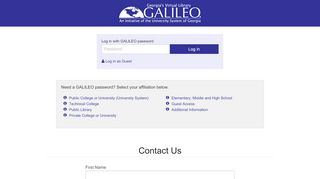 
                            1. GALILEO for Mobile Login