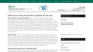 
                            11. Gallen Community School News Updates Oct 5th 2012