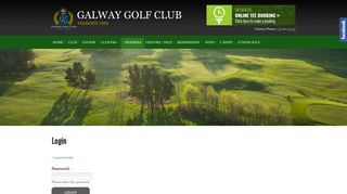 
                            11. Galway Golf Club Login
