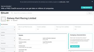 
                            12. Galway Kart Racing Limited (Closed) in IE | Key Information | DueDil