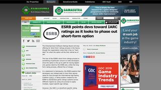 
                            8. Gamasutra - ESRB points devs toward IARC ratings as it looks to ...