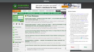 
                            8. Gamasutra - Press Releases- Official launch of PlayFPS.com, the first ...