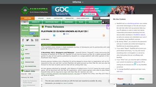 
                            7. Gamasutra - Press Releases- PLAYPARK ID IS NOW KNOWN AS ...
