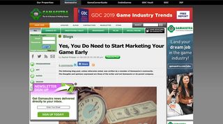 
                            11. Gamasutra: Rachel Presser's Blog - Yes, You Do Need to Start ...