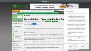 
                            11. Gamasutra: Romain De Waubert's Blog - Games2Gether: Expanding ...