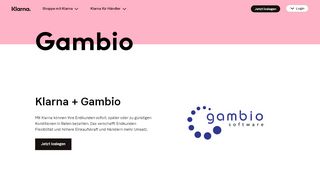 
                            8. Gambio - Klarna Deutschland