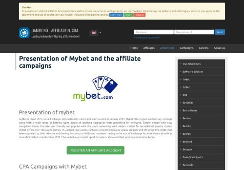 
                            8. Gambling Affiliation - mybet Affiliate Campaigns with Gambling ...