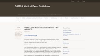 
                            8. GAMCA GCC Medical Exam Guidelines – FIT OR UNFIT | ...