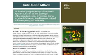 
                            10. Game Casino Yang Tidak Perlu Download - Judi Online M8win