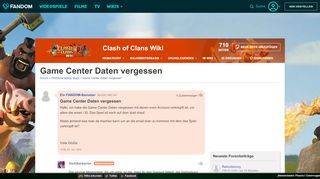 
                            6. Game Center Daten vergessen | Clash of Clans Wiki | FANDOM ...