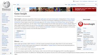 
                            9. Game Insight - Wikipedia
