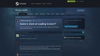 
                            2. Game is stuck at Loading Screen?? :: Worlds Adrift General Discussions