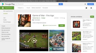 
                            2. Game of War - Fire Age – Applications sur Google Play