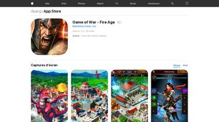 
                            9. Game of War - Fire Age dans l'App Store - iTunes - Apple