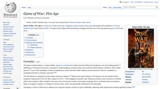 
                            11. Game of War: Fire Age - Wikipedia