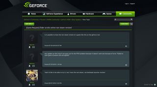 
                            13. [Game Request] Elder scrolls online non steam version? - GeForce ...