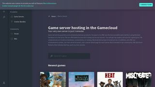 
                            10. Game server hosting in the Gamecloud // Game server by g-portal.com