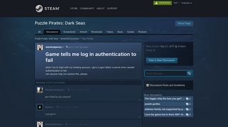 
                            9. Game tells me log in authentication to fail :: Puzzle Pirates: Dark Seas ...