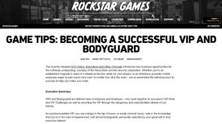 
                            4. Game Tips: Becoming a Successful VIP and Bodyguard - Rockstar ...