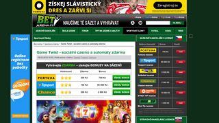 
                            5. Game Twist - sociální casino a automaty zdarma | Bet-Arena.cz
