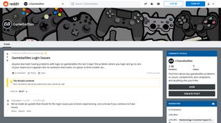 
                            6. Gamebattles Login Issues : Gamebattles - Reddit