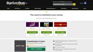 
                            11. Gamebookers Casino Review - Vegas Slots Online