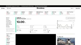 
                            13. GAME:BrsaItaliana Stock Quote - Gamenet Group SpA - Bloomberg ...