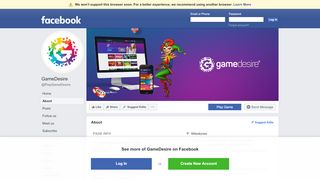 
                            12. GameDesire - About | Facebook