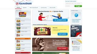 
                            2. GameDuell - Mit Freunden Online kostenlose Spiele spielen