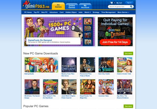 
                            3. GameFools: Play Free Online Games and PC Game Downloads