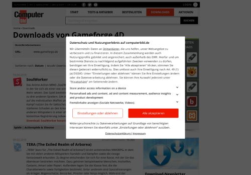 
                            13. Gameforge 4D - Downloads und Programme - COMPUTER BILD
