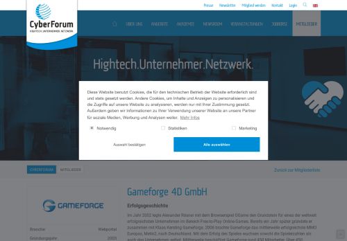 
                            7. Gameforge 4D GmbH | CyberForum e.V.