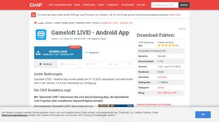 
                            8. Gameloft LIVE! - Android App - Download - CHIP
