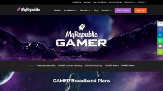 
                            10. GAMER Fibre Broadband - MyRepublic