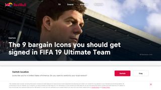 
                            8. Games The 9 bargain Icons you should get signed in FIFA ... - Red Bull