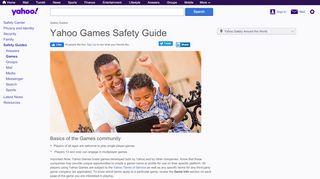 
                            3. Games - Yahoo Safety