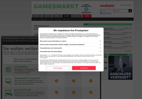
                            8. GamesMarkt | WMP AG Gameswelt | Kurzportrait - Login - OskaR