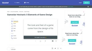 
                            12. Gamestar Mechanic 5 Elements of Game Design Flashcards | Quizlet
