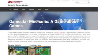 
                            7. Gamestar Mechanic: A Game about Games - Center for Games & Impact