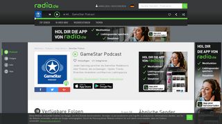 
                            11. GameStar Podcast | Livestream per Webradio hören - Radio.de