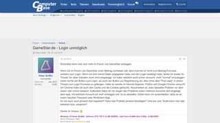 
                            12. GameStar.de - Login unmöglich | ComputerBase Forum