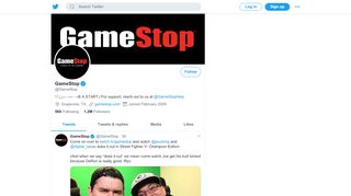 
                            7. GameStop (@GameStop) | Twitter