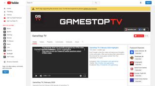 
                            11. GameStop TV - YouTube