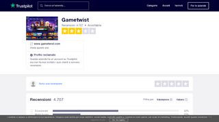 
                            9. Gametwist | Leggi le recensioni dei servizi di www.gametwist.com