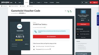 
                            8. Gametwist Voucher Code 2019, Bonus 30000 Free Twists, Casino ...